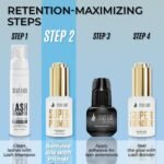 Stacy Lash Primer for Lash Extensions | Super Primer/Cleanser 15ml | Eyelash Extension Primer | Protein Oil Remover | Increase Adhesive Bonding Power Retention | Professional Lash Supplies - Image 6