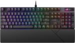 ASUS ROG Strix Scope II X Wired USB Mechanical Gaming Keyboard – 100% Full-Size, Hot Swappable Pre-lubed ROG NX Snow V2 Linear Switches, PBT Keycaps, RGB, PC/Mac Support - Black - Image 2