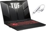 ASUS TUF 16” WUXGA 144Hz Gaming Laptop | AMD Ryzen 7 7445HS 3.2GHz | NVIDIA GeForce RTX 4050 | Backlit | Webcam | 16GB RAM DDR5 | 512GB SSD | Windows 11 Home | Bundle with USB 3.0 Hub - Image 2