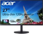 Acer SB273 G0bi 27" IPS Full HD (1920 x 1080) Ultra-Thin Zero-Frame Gaming Office Monitor | Adaptive-Sync Support (FreeSync Compatible) | Up to 120Hz Refresh | 1ms (VRB) | Tilt | HDMI & VGA Ports - Image 2