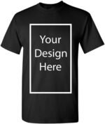 Add Your Own and Text Design Custom Personalized Adult T-Shirt Tee - Image 2