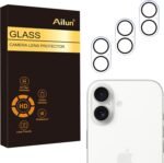 Ailun 3 Pack Camera Lens Protector for iPhone 17,Tempered Glass,9H Hardness,Ultra HD,Anti-Scratch,Case Friendly,Does not Affect Night Shots - Image 2