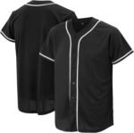 Baseball Jersey for Men and Women, Baseball Shirts for Custom Button up Shirt,Hipster Hip Hop Sports Uniforms - Image 2