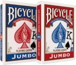 Bicycle Jumbo Index Playing Cards , 2 Pack Large Print Poker Size Deck of Cards for Easy Reading, Family Card Games, and Casino Play - Image 2