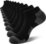 COOVAN 10 Pairs Mens Ankle Socks Men 10 Pack Low Cut Comfort Cushion Casual Socks - Image 2