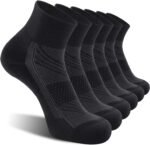 CS CELERSPORT 6 Pack Men's Ankle Socks with Cushion, Sport Athletic Running Socks - Image 2