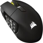 Corsair Scimitar Elite Wireless SE MMO PC Gaming Mouse – 33,000 DPI, 16 Programmable Buttons, Key Slider, Elgato Virtual Stream Deck, 1,000Hz Polling, Up to 150-Hour Battery – Gunmetal - Image 2