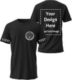 Custom T Shirts Bulk Customized Heavy Cotton T-Shirts Design Your Own Personalized Shirts Wit Logo Text - Image 2