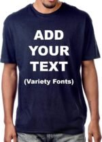 Custom T Shirts Ultra Soft Add Your Own Text Message Adult/Youth Unisex Cotton T Shirt Uniform - Image 2