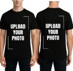 Custom T Shirts with Your Design Front and Back Print Personalized T Shirts Company Logo Image Photo Text Men Women Adult - Image 2