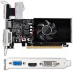 GT610 Computer Graphics Card, 2GB DDR3 64bit PCI Express X16 Gaming Graphics Card with DVI, VGA, HDMI Interface for Computer Desktop - Image 2