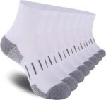 Heatuff Men's Ankle Athletic Socks Quarter Cushion Moisture Wicking Running Sports Work Socks(8 Pairs) - Image 2