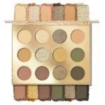 KYDA 12 Colors Olive Green Eyeshadow Palette, Sparkling Reflective Green Bronzer Eyeshadow, Matte Olive Ginger Nude Eyes Shadow, Smooth Blendable Powder, Smokey Eyes Makeup - Image 2
