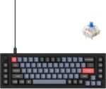 Keychron Q65 Wired 65% Layout Compact Mechanical Keyboard, QMK/VIA Macro Keys Knob Hot-Swappable Aluminum Body Gaming 1000 Hz Polling Rate Compatible with Mac Windows Linux-Gateron Blue Switch - Image 2