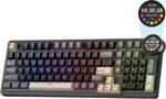 RK ROYAL KLUDGE N99 Wireless Mechanical Keyboard, Smart Display Screen & Knob, BT/2.4G/USB-C, 96% Hot Swappable Custom Keyboard, Pre-lubed Linear Switches, Gasket Mount, RGB Gaming Keyboard - Image 2