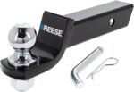 Reese 21536 Trailer Hitch Ball Mount Starter Kit, Fits 2 Inch Square Receiver, 2 Inch Drop, 6,000 lbs. Capacity, Includes 2 Inch Trailer Ball and Pin & Clip - Image 2