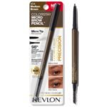 Revlon ColorStay Micro Eyebrow Pencil with Built In Spoolie Brush, Infused with Argan and Marula Oil, Waterproof, Smudgeproof, 454 Medium Brown, 0.003 oz - Image 2