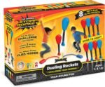 Stomp Rocket Original Dueling Rocket Launcher for Kids, 8 Rockets - Fun Backyard & Outdoor Kids Toys Gifts for Boys & Girls -Toy Foam Blaster Set Soars 200ft - Multi-Player Launcher Stand - Image 2