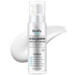 Tighten and Lift Neck Cream: Instant Face Lift Cream - 6-in-1 Anti-Aging Face Moisturizer for Anti-Wrinkle, Firm - Collagen, Retinol, Peptides & Hyaluronic Acid Neck Firming Cream for Skin Care - Image 2