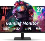 Viewedge Gaming Monitor 27 inch 180hz (Supports 144hz/165hz) 1ms, 110% sRGB with HDR 10 | 1080p IPS Screen, DP HDMI, Built-in Speakers, Support Freesync and Wall Mount - Image 2