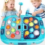 WAYKEE Whack a Game Mole, Toys for 3 4 5 6+ Year Old Boys Girls, Whack a Game for Kids, Gifts for 3-12 Year Old Boys Girls, Interactive Educational Toys with Double Hammers Sound and Light - Image 2