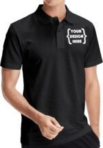 Xiovio Customize® Custom Men's Polo Shirts Golf Jersey Tees | Front·Back Print, Embroidery Personalized with Text & Logo - Image 2