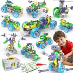 10 in 1 Electric STEM Toys for 5 6 7 8 9+ Year Old Boy Girl Birthday Gifts Educational Building Toys for Kids Ages 4-8 5-7 8-12 Stem Activities Construction Toy for Boys 6-8 8-10 Easter Idea Gift - Image 2