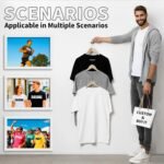 Custom T Shirts for Men Women Personalized Tee Shirts Your Photo/Text/Logo Customized Cotton Tee Front Back - Image 3