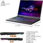 ASUS ROG Strix G18 G814 Gaming Laptop 18" 2.5k (2560x1600) 240Hz (100% DCI-P3) AMD 16-core Ryzen 9 9955HX (>i9-14900HX) 32GB DDR5 2TB SSD GeForce RTX 5070 RGB Backlit FHD Camera Win11 ICP Hub - Image 9