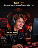 acer Wireless Gaming Headset, PS5 Headset with 2.4GHz for Ps5, Ps4, PC, Switch, Bluetooth 5.3 + 100Hrs Gaming Headphones with Noise Canceling Mic for Laptop, Mobile, Mac, 50mm Drivers (Red) - Image 7