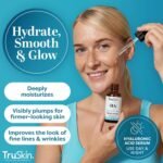 TruSkin Hyaluronic Acid Serum for Face – 7 Ultra-Hydrating Ingredients – Moisturizing & Plumping Facial Serum for Smooth, Healthy-Looking Skin, 1 Fl Oz - Image 4