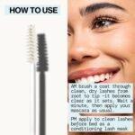 Pacifica Vegan Collagen Eye Lash Serum & Clear Mascara Primer – Conditioning Vitamin B & E Formula for Longer, Fuller Lashes, Eyelash Makeup Cruelty-Free Clean Ophthalmologist Tested - Image 8