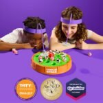 Cows in Space by Relatable, The Kid-Friendly Extraterrestrial Easter Family Game for Kids, Fun 2 Player Game, Easter Gifts, Includes 2 UFO Headbands, 1 Electronic Spinning Base, and 21 Cows - Image 7