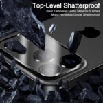 Wiaocit 3 Pack Tempered Glass Camera Lens Protector for iPhone 17 Pro Max, 9H Hardness, Anti-Scratch, Case Friendly - Image 6
