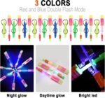 25 Sets LED Flying Set, 25 Slingshot+25 Glow Helicopter-50 Pcs, Flying Toy Outdoor Toys Glow in The Dark Party Supplies Party Favors for Kids 8-12,4-8 - Image 6