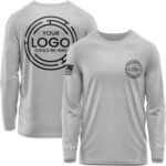 Custom Long Sleeve Shirts for Men, Hi Vis Safety Customized Workwear Company Uniform Long Sleeved Shirt Black - Image 4