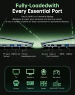 2026 AMD Gaming Laptop, 15.6 Inch FHD Display, AMD Ryzen 7 5700U(8C/16T, Up to 4.3GHz)16GB RAM 512GB NVMe SSD, Windows 11 Laptop, WiFi-6, HDMI Type-C USB3.2 work Laptop, Office Laptops, Student Laptop - Image 5