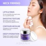 Korean Neck Firming Cream For Deep Neck Wrinkles, Loose Skin & Neckline Care – Peptide & Adenosine Tightening Cream with Hyaluronic Acid - Made in Korea 1.7 fl oz - Image 3