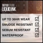 Maybelline TattooStudio Liquid Ink Longwear Liquid Eyeliner Makeup, Dark Henna Brown, 1 Count - Image 3