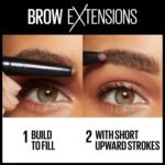 Maybelline Brow Extensions Fiber Pomade Crayon Eyebrow Makeup, Medium Brown, 1 Count - Image 5