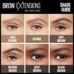 Maybelline Brow Extensions Fiber Pomade Crayon Eyebrow Makeup, Medium Brown, 1 Count - Image 6