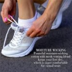 CHARKING 8 Pairs Ankle Socks for Women - Non Slip Cotton No Show Low Cut Casual Socks - Image 4