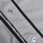 Pullonsy Black Custom Baseball Jersey for Men Full Button Mesh Embroidered Team Name & Numbers S-8XL - Image 6