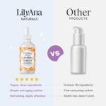 LilyAna Naturals Vitamin C Serum for Face with Hyaluronic Acid and Vitamin E, Anti Aging Serum, Reduces Age Spots and Sun Damage, Promotes Collagen and Elastin (1oz) - Image 6