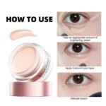 Under Eye Brightener and Concealer with Instant Awakening and Natural Blendable Under Eye Corrector for Dark Circles and Primer (#03 Golden Toffee) - Image 5