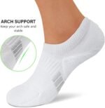 No Show Socks Womens Athletic Cushion Ankle Footies Low Cut 5-6 Pairs - Image 4