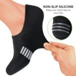 No Show Socks Womens Athletic Cushion Ankle Footies Low Cut 5-6 Pairs - Image 5