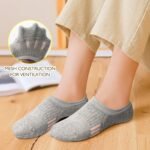 No Show Socks Womens Athletic Cushion Ankle Footies Low Cut 5-6 Pairs - Image 6