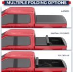 MOSTPLUS 5.5FT Roll-Up Soft Vinyl Truck Bed Tonneau Cover Compatible for 2009-2025 2026 Ford F150 F-150 Short Bed On Top (67Inch) - Image 4