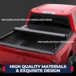 MOSTPLUS 5.5FT Roll-Up Soft Vinyl Truck Bed Tonneau Cover Compatible for 2009-2025 2026 Ford F150 F-150 Short Bed On Top (67Inch) - Image 6